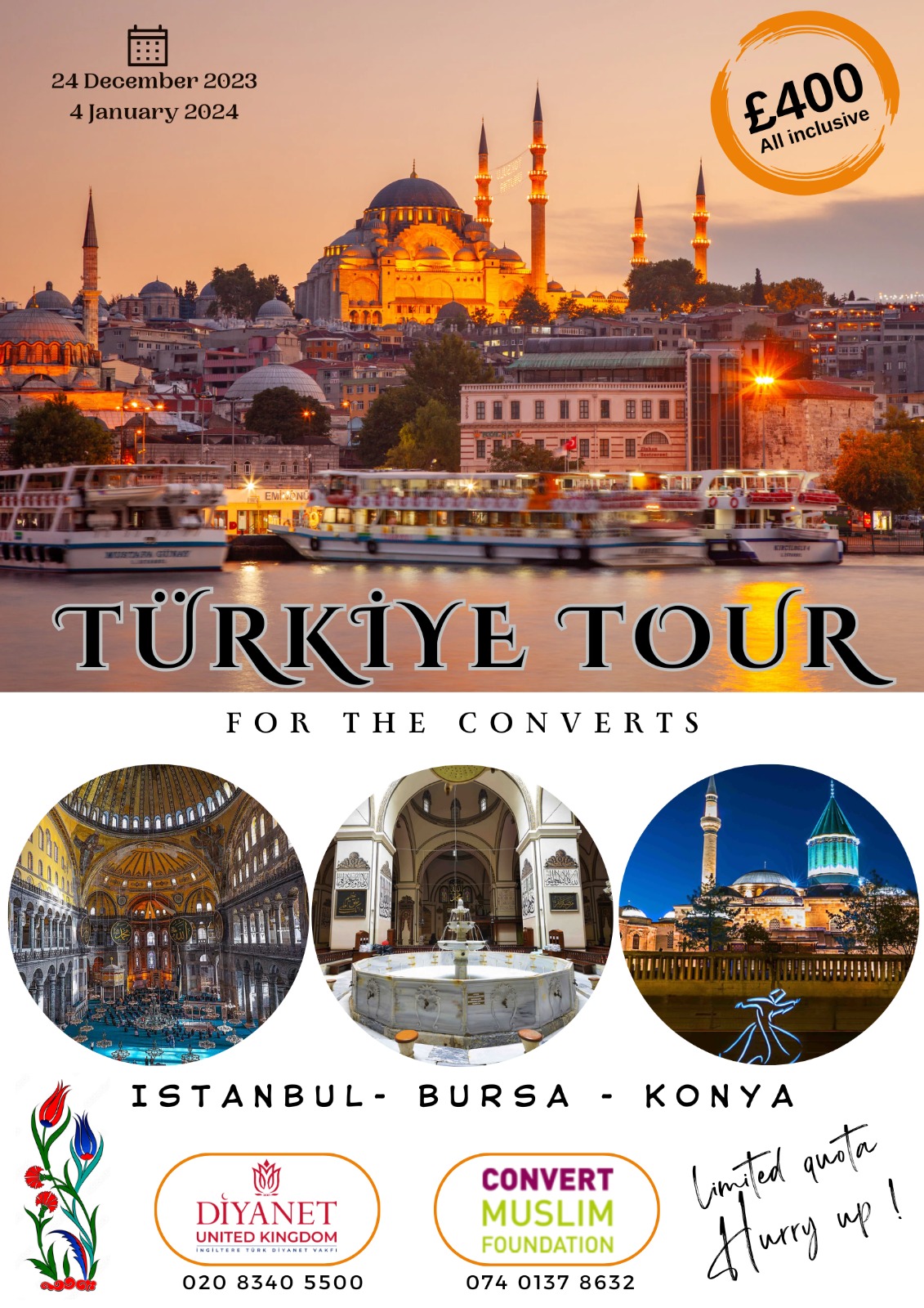 Caravan of Converts - Turkey Tour 2023/24